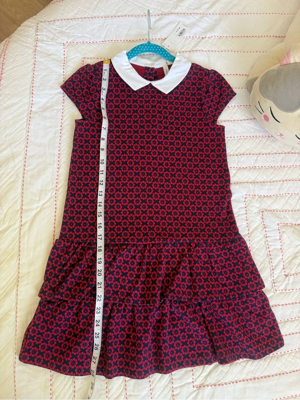 Janie and Jack Girls Floral Ruffle Dress – Size 10 – NWT